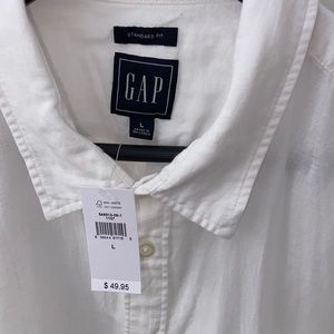 💯 Cotton Light-weight white Summer S/S shirt